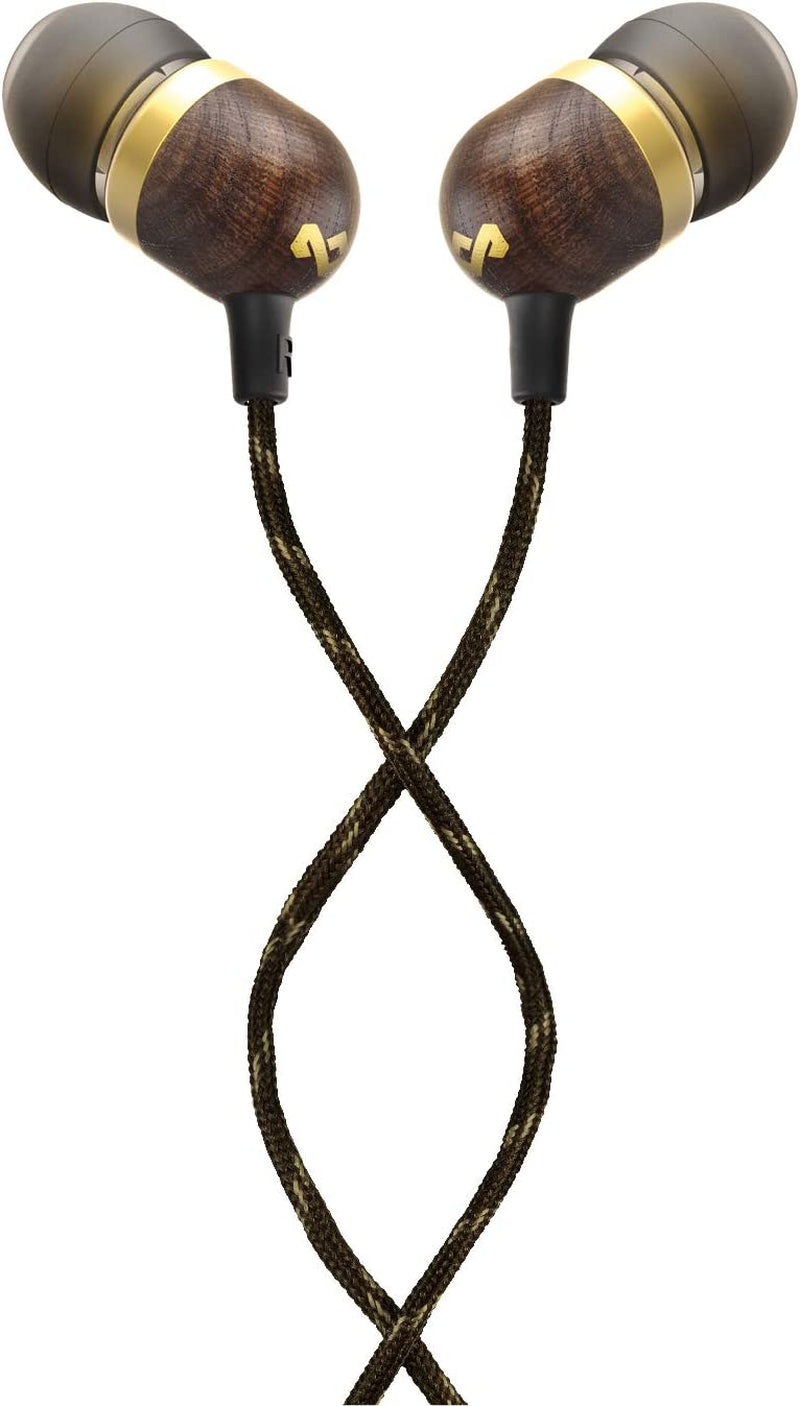 Smile Jamaica Wired Earphones with Mic – Brass