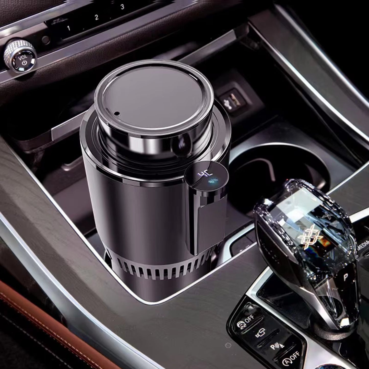 Car Heating & Cooling Cup – Portable Mini Car Fridge