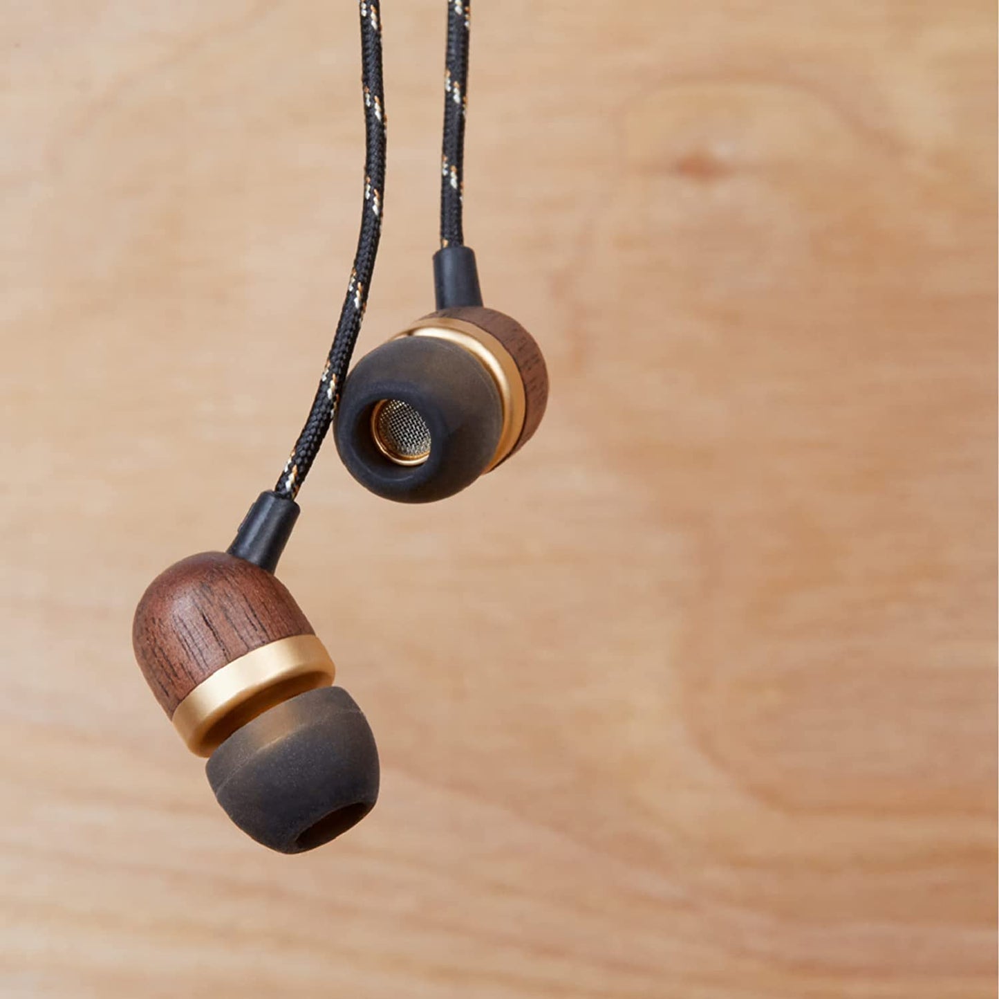 Smile Jamaica Wired Earphones with Mic – Brass