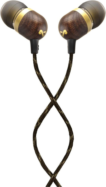 Smile Jamaica Wired Earphones with Mic – Brass