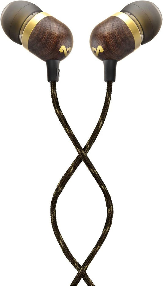 Smile Jamaica Wired Earphones with Mic – Brass