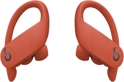 Power Pro Wireless Earbuds – H1 Chip Bluetooth Headphones with Mic, 9-Hour Battery, Sweat Resistant – Lava Red