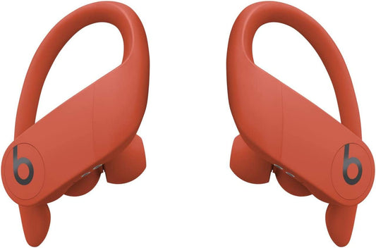 Power Pro Wireless Earbuds – H1 Chip Bluetooth Headphones with Mic, 9-Hour Battery, Sweat Resistant – Lava Red